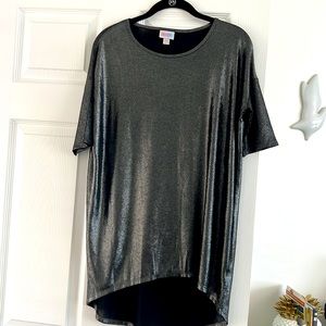 Lula Roe metallic tee shirt